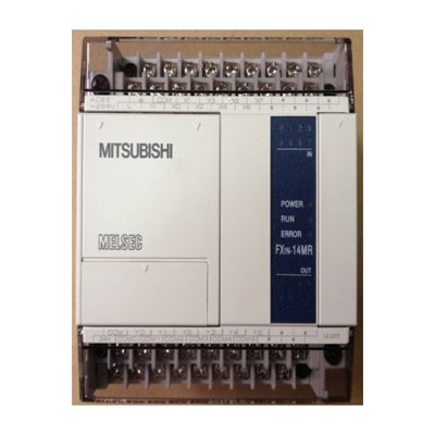 日本三菱 mitsubishi  FX1N-14MR-001 AC電源 DC電源輸入  PLC 8點漏型輸入 6點繼電器輸出