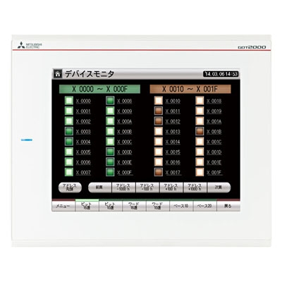 日本三菱 mitsubishi  GT2508-VTWA_ 觸摸屏84寸_VGA_TFT_白色外框_GT2508-VTWA